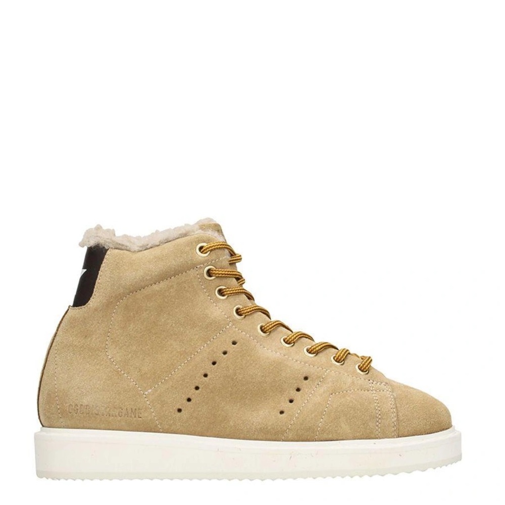 GOLDEN GOOSE
Stargame Beige Suede Sneakers In Brown